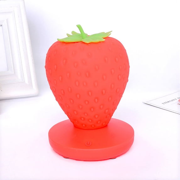 RnemiTe-amo Deals!Mini LED Night Light Night Lamp Strawberry LED Eye Protection To Uch Atmosphere Lamp Cartoon Table Lamp