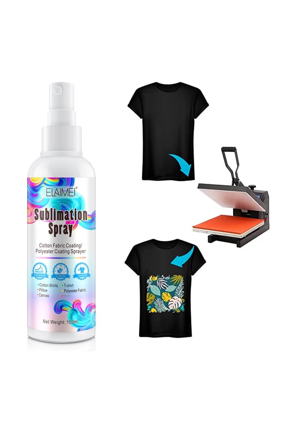 Sublimation Coating Spray Is Suitable For Cotton Tshirts Including Polyester Mouse Pad Carton Canvas Easy Sublimation And Quickdrying 100ML