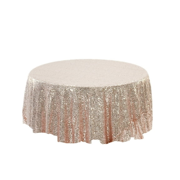 RnemiTe-amo Table Cloth Table Cover Sequin Tablecloth Wedding Party Cake Dessert Event Christmas Decoration