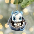 thumbnail image 1 of RnemiTe-amo Dragon Christmas Tree Hanging Ornament Christmas Cute Acrylic Dragon Figurines Christmas Tree Hanging Ornament,Hanging Car Ornaments,Charm Pendant Gifts Holiday Party Craft Decor, 1 of 8