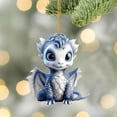thumbnail image 1 of RnemiTe-amo Dragon Christmas Tree Hanging Ornament Christmas Cute Acrylic Dragon Figurines Christmas Tree Hanging Ornament,Hanging Car Ornaments,Charm Pendant Gifts Holiday Party Craft Decor, 1 of 8