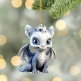 thumbnail image 1 of RnemiTe-amo Dragon Christmas Tree Hanging Ornament Christmas Cute Acrylic Dragon Figurines Christmas Tree Hanging Ornament,Hanging Car Ornaments,Charm Pendant Gifts Holiday Party Craft Decor, 1 of 8