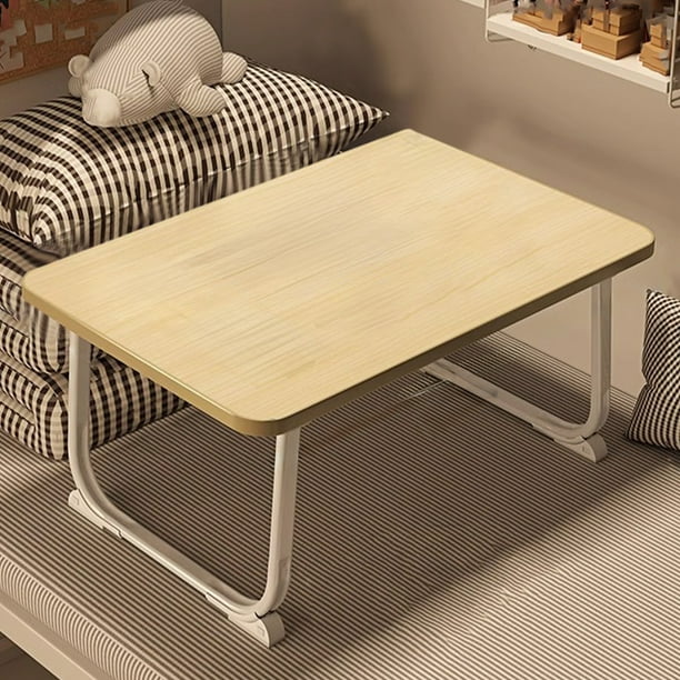 RnemiTe amo Foldable Laptop Table Laptop Bed Desk Table Tray Stand Bed Table for Study and Reading Breakfast Tray Portable Lap Standing Desk Reading