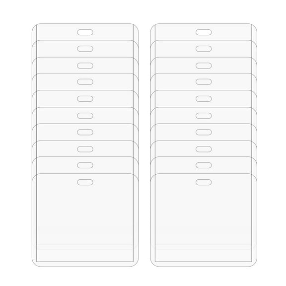 RnemiTe-amo Health Card Vaccine Card Protective Case Waterproof PVC Soft Card Case