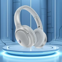 RnemiTe-amo Hybrid Active Noise Cancelling Headphones 5.3,Wireless Bluetooth On-Ear Headphones,Battery Level Digital Display Battery Life Foldable And Card Insertion Immersive Sound Earphones