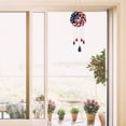 thumbnail image 1 of RnemiTe-amo Independence Day Wreath Wind Chimes Decoration, American Flag Wind Chime Patriotic Wind Chime Wreath Memorial Wind Chimes Hanging Ornament for 4th of July Garden Lawn Yard Decorations, 1 of 9