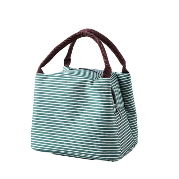 RnemiTe-amo Insulated Waterproof Nylon Reusable Lunch Bag