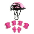 thumbnail image 1 of RnemiTe-amo Kids 1-8 Bike Helmet, Pink/Black (Boys/Girls), 1 of 3