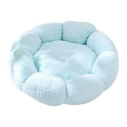 RnemiTe-amo Medium Winter Warm Pet Bed with Soft Cushion, Solid
