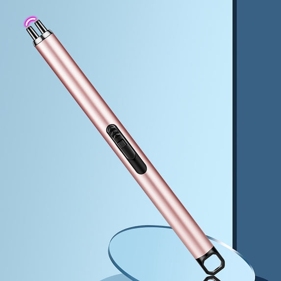 RnemiTe-amo Mini Plasma Lighter Portable Lighter ,Kitchen Ignition Stick USB Electronic Igniter Outdoor Non Open Flame Charging Lighterfor Home Kitchen Champagne