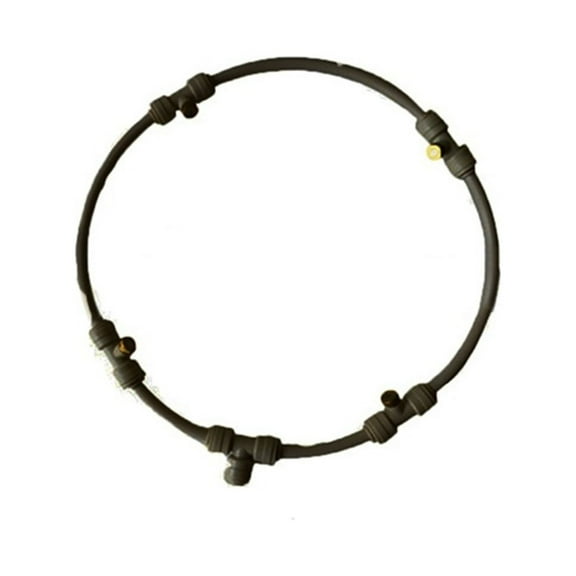 RnemiTe-amo Misters for Outside Patio,Fan Misting Kit for Outside Patio,16inch Outdoor Water Misting Cooling System,Backyard Mist Hose Kit for Backyard, Porch,Yard BBQ Accessories, Party Supplies