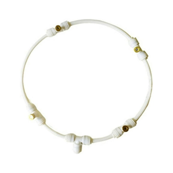 RnemiTe-amo Misters for Outside Patio,Fan Misting Kit for Outside Patio,16inch Outdoor Water Misting Cooling System,Backyard Mist Hose Kit for Backyard, Porch,Yard BBQ Accessories, Party Supplies