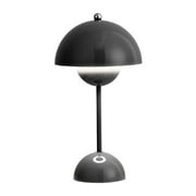 RnemiTe-amo Modern Rechargeable Cordless Table Lamp,3 Color Stepless Dimmable Rechargeable Mushroom Desk Lamp,Portable Bedside LED Desk Lamp for Perfect for Bedroom/Restaurant