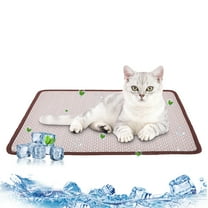 RnemiTe-amo Pet Cooling Mat for Dog Puppy Cat Washable Cooling Pad,Dog Cooling Mat for Small Medium Large Dogs and Cats, Pet Sleeping Pad for Crate, Bed, Indoor & Outdoor Floor, Car Seats,11.8"x11.8"