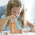 thumbnail image 1 of RnemiTe-amo Piggy Bank for Kids,Personalized Wooden Letter Piggy Bank with Cut-Out Design, Alphabet Letter Coin Banks, Money Savings Box, Wooden Bank for Kids Creative Gift for Real-Money, 1 of 5