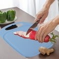 thumbnail image 1 of RnemiTe-amo Plastic Utility Cutting Board for Kitchen,Durable Cutting Board Reversible Easy Grip Handle Grooves Dishwasher Safe Kitchen Chopping Boards Meat Veggies, 1 of 6