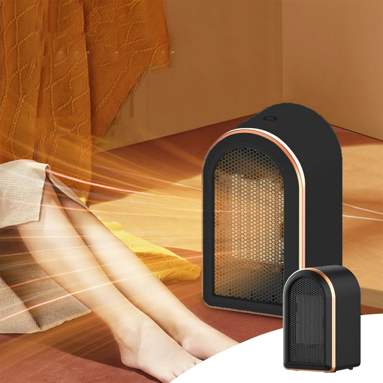 RnemiTe amo Portable Small Space Heater for Indoor Use 1200W Electric Heaters Indoor with Thermostat Fast Heating Ceramic Room Heater With Heating And