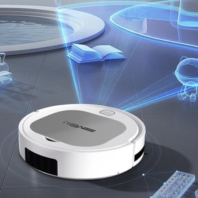RnemiTe-amo Robot Vacuum for Carpet,Sweeping Robot Lazy Home Automatic Cleaning Machine Rechargeable Mini Smart Vacuum Cleaner Home Appliance Smart Mapping, Good for Pet Hair, Carpet, Hard Floor