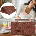thumbnail image 1 of RnemiTe-amo Silicone Letter Mold and Number Chocolate Molds,Alphabets & Numbers Candy Baking Mold with Happy Birthday Cake Decorations Symbols for DIY Chocolates, Candies or Fondant, 1 of 9