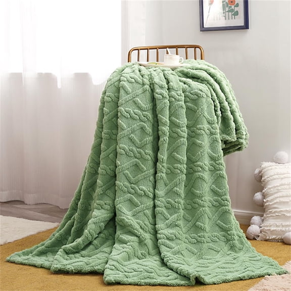 RnemiTe-amo Super Soft Throw Blanket,127X152cm Super Soft Warm Solid Warm Fleece Blanket Throw Rug Sofa Bedding