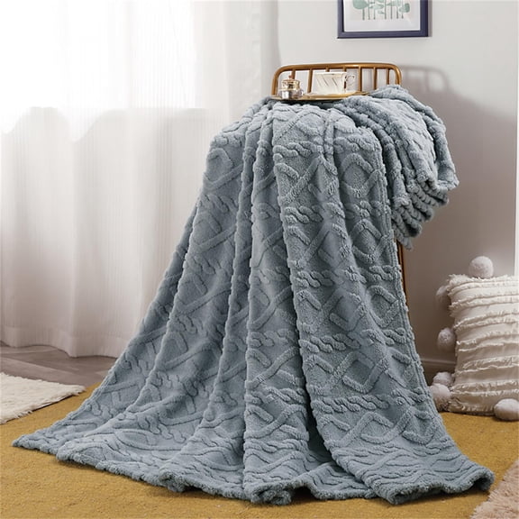 RnemiTe-amo Ultra Soft Blanket,127X152cm Super Soft Warm Solid Warm Fleece Blanket Throw Rug Sofa Bedding