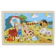 thumbnail image 1 of RnemiTe-amo Wooden Jigsaw Puzzles for Kids Ages 3-5 Year Old 24 Piece Colorful Wooden Puzzles for Toddler Children Learning Educational Puzzles Toys for Boys and Girls, 1 of 9