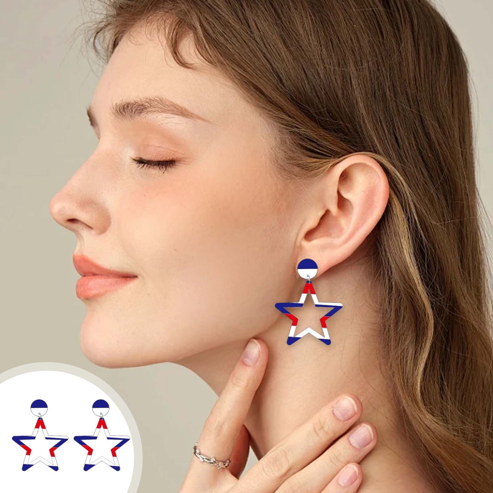 Girl's Starlet Shimmer 10 for $10 Snowflake Christmas Post Earrings Girl's Starlet Shimmer 10 for $10 Snowflake Christmas Post Earrings