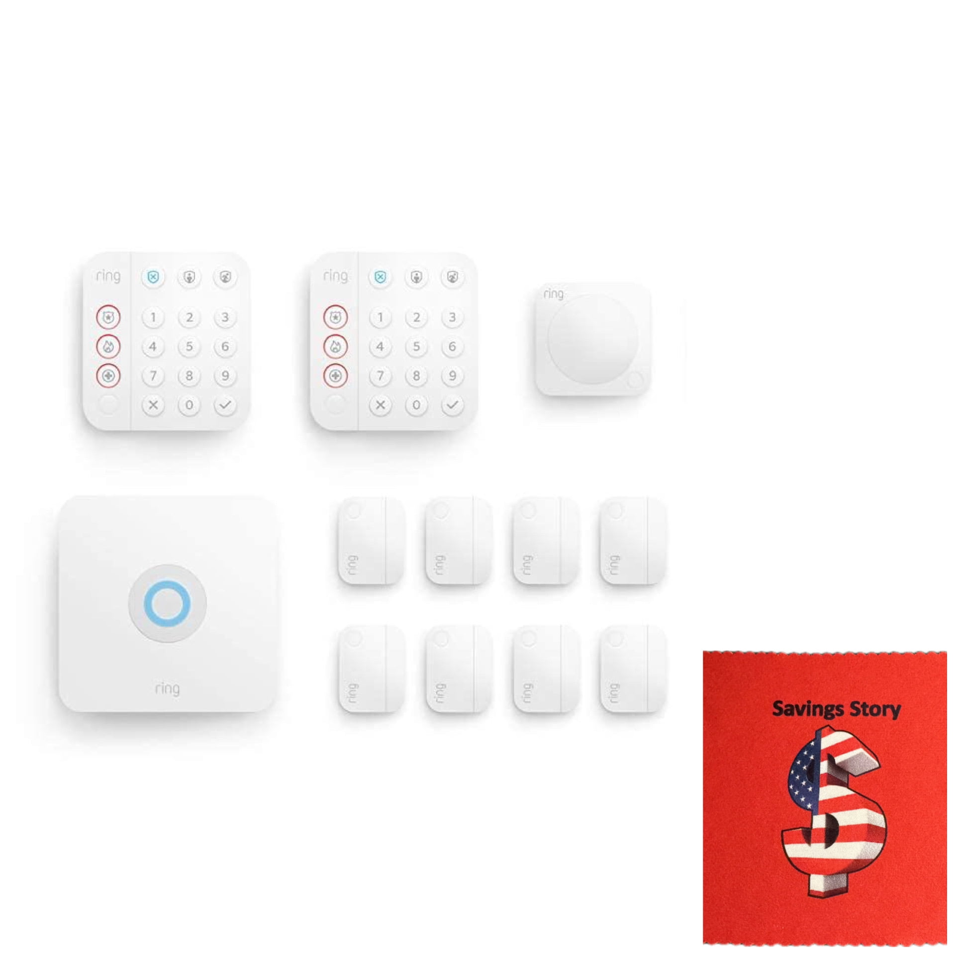 Ring Alarm 2nd Gen. 8-Piece Home Alarm Security System Kit