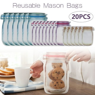 Reusable Mason Jar Ziplock Bags – Zilarr