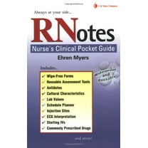 Pre-Owned Rnotes: Nurse's Clinical Pocket Guide, 9780803610606, 0803610602, Paperback,