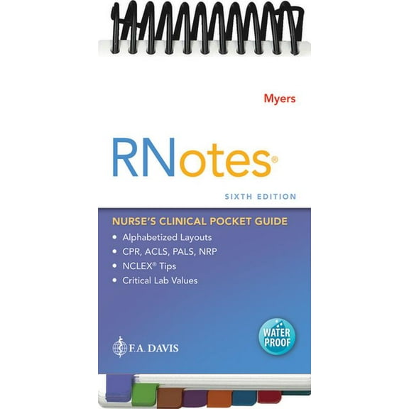 Rnotes(r): Nurse's Clinical Pocket Guide, (Spiral-Bound)