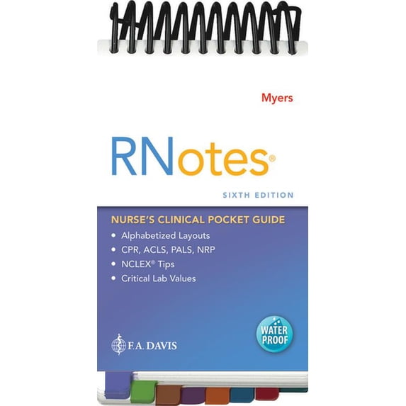 Rnotes(r): Nurse's Clinical Pocket Guide, (Spiral-Bound)