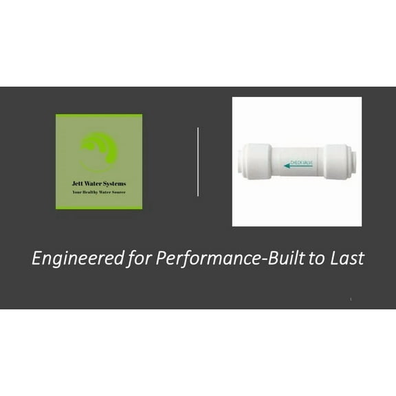 Ro Di Reverse Osmosis In-Line Check Valve (1/4")