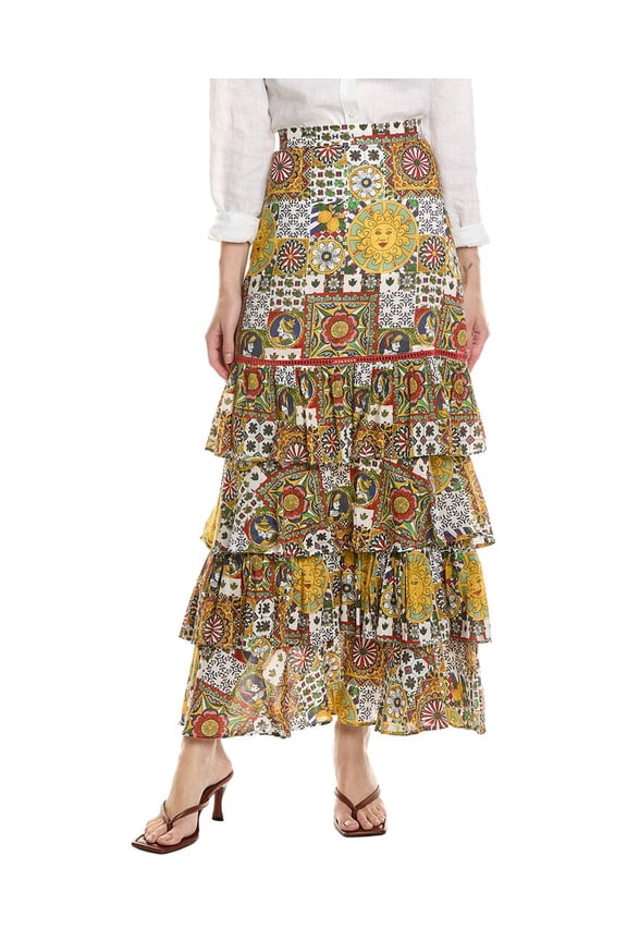 Ro's Garden womens  Honduras Skirt, m, Yellow