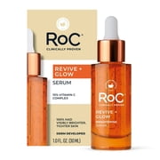 RoC Multi Correxion Revive + Glow Daily Serum, 10% Vitamin C Blend, Brightening Anti-Aging Face Serum for Dark Spots & Uneven Tone, 1 fl oz