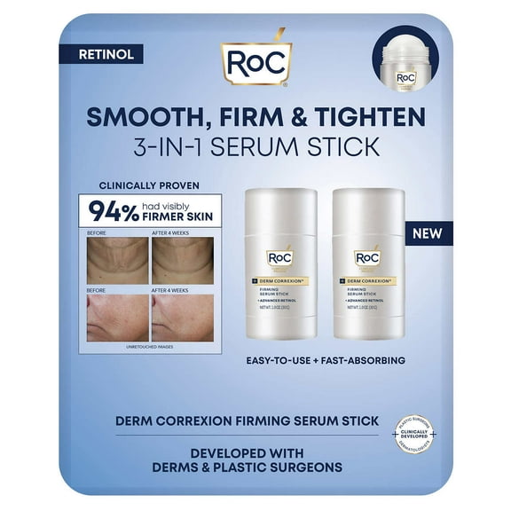 RoC Derm Correxion Firming Serum Stick, 1 Ounce (Pack of 2)