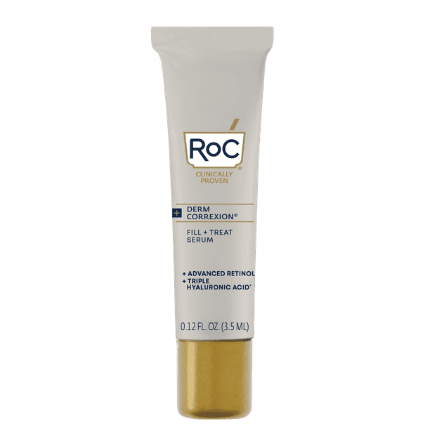 RoC Derm Correxion Fill + Treat Retinol + Hyaluronic Acid Serum Travel ...