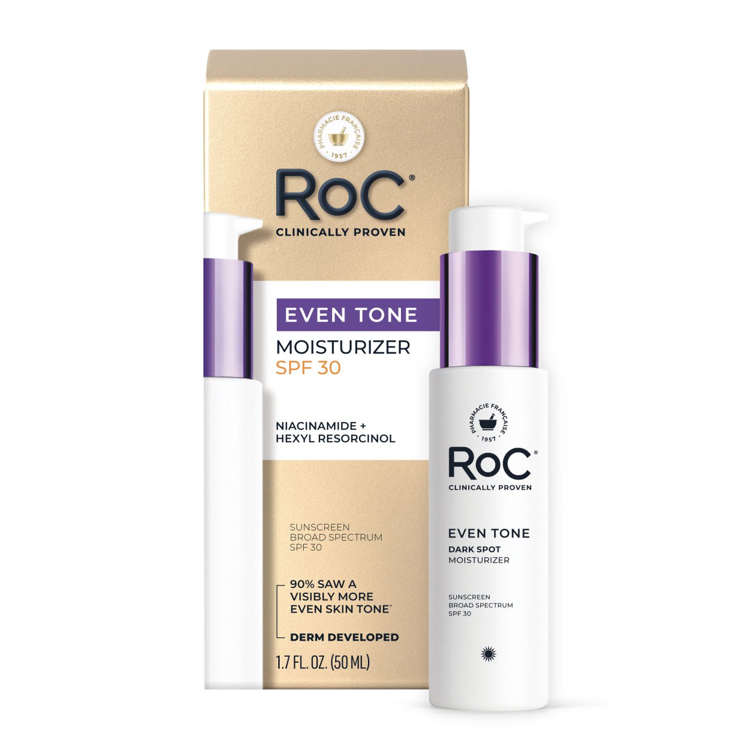 RoC Multi Correxion Event Tone + Lift Anti-Aging Face Moisturizer with Broad Spectrum SPF 30 1.7 fl oz