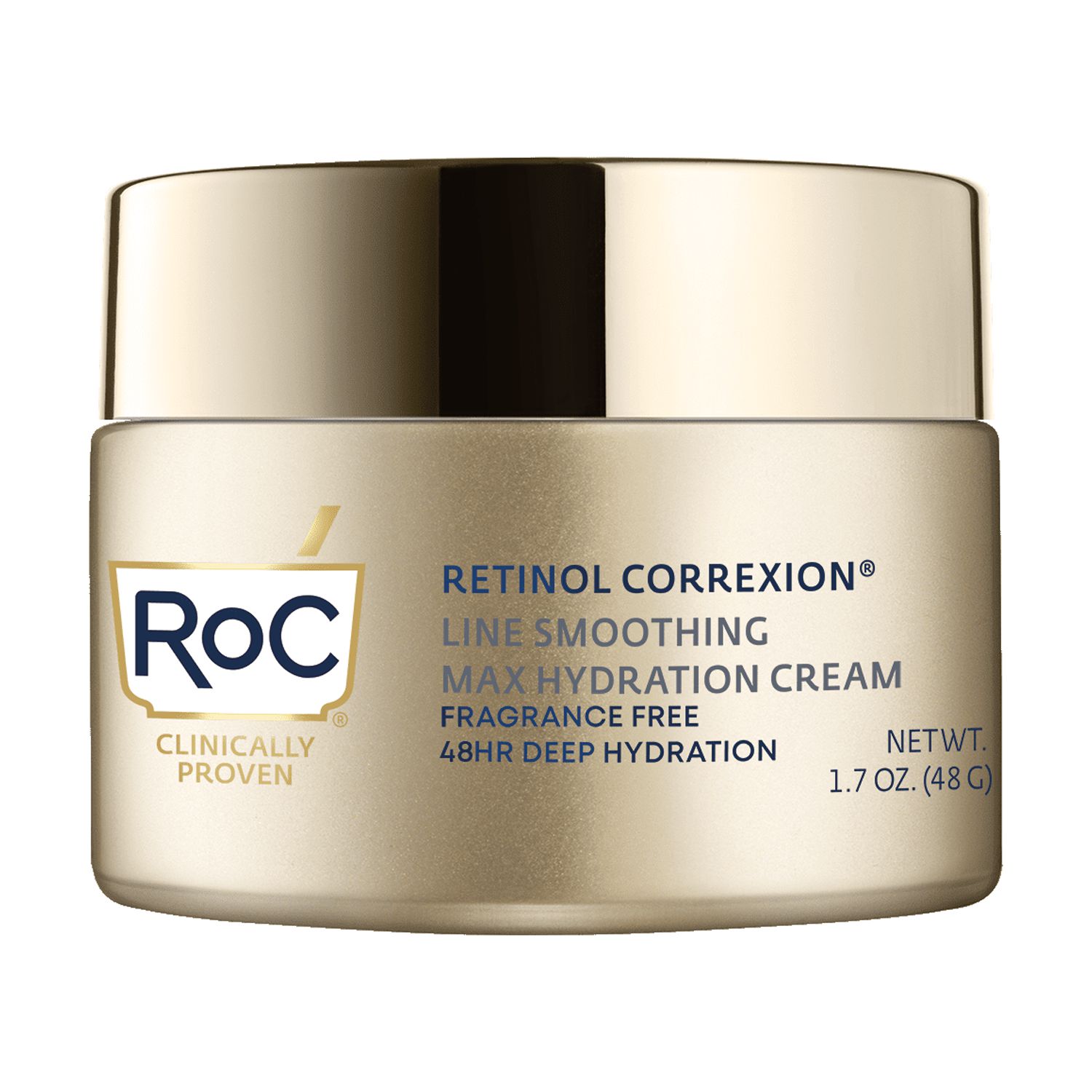 RoC Retinol Correxion Anti-Aging Daily Hydration Moisturizer Cream with Hydrating Hyaluronic Acid, Fragrance-Free, 1.7 oz - image 1 of 8