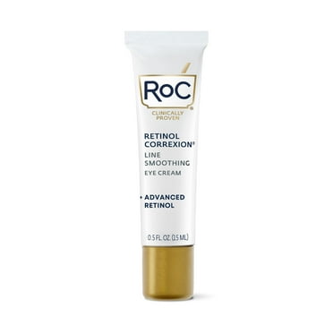 RoC Retinol Correxion Anti-Wrinkle + Firming Eye Cream for Dark Circles & Puffy Eyes, 0.5 oz