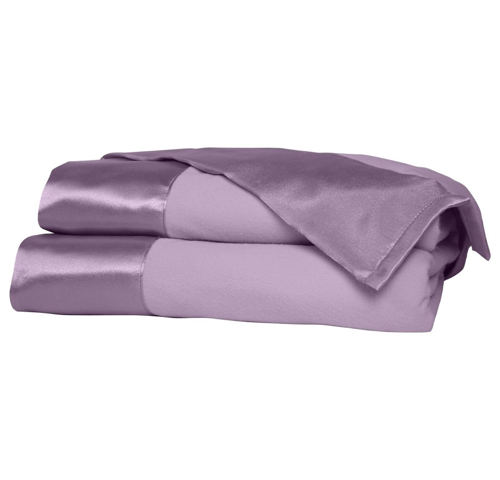 King Size Amethyst Fleece Sherpa Knitted Blanket