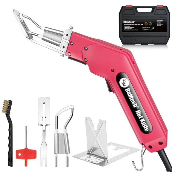 RoMech 100W Hot Knife Fabric and Rope Cutter with Adjustable Heat Control