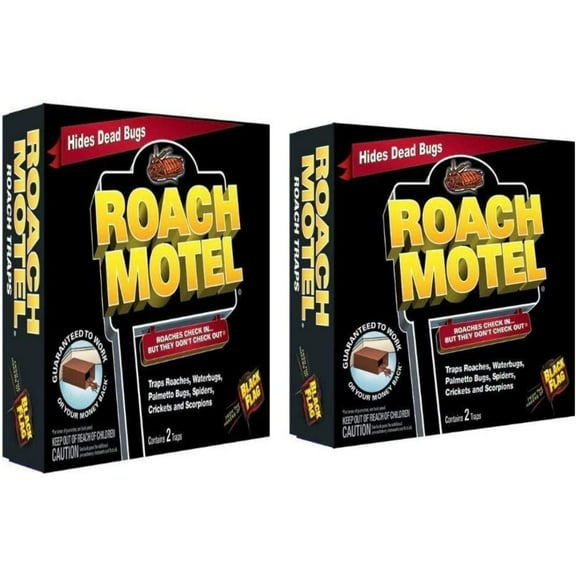 Roach Motel Insect Trap (2 Packs 4 Traps)