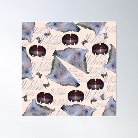 Road And Rust Poster Wall Art, Modern Wall Decor For Living Room Bedroom, 30x30 UNFRAMED