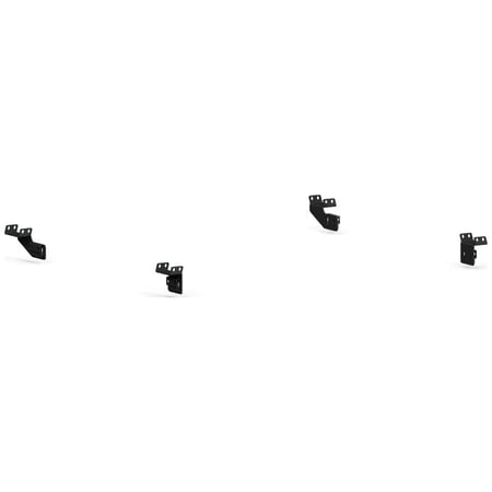 Road Armor 05-19 Toyota Tacoma TRECK Drill-Less Rack Base Mounting Bracket Kit - Tex Blk