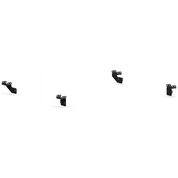 Road Armor 05-19 Toyota Tacoma TRECK Drill-Less Rack Base Mounting Bracket Kit - Tex Blk