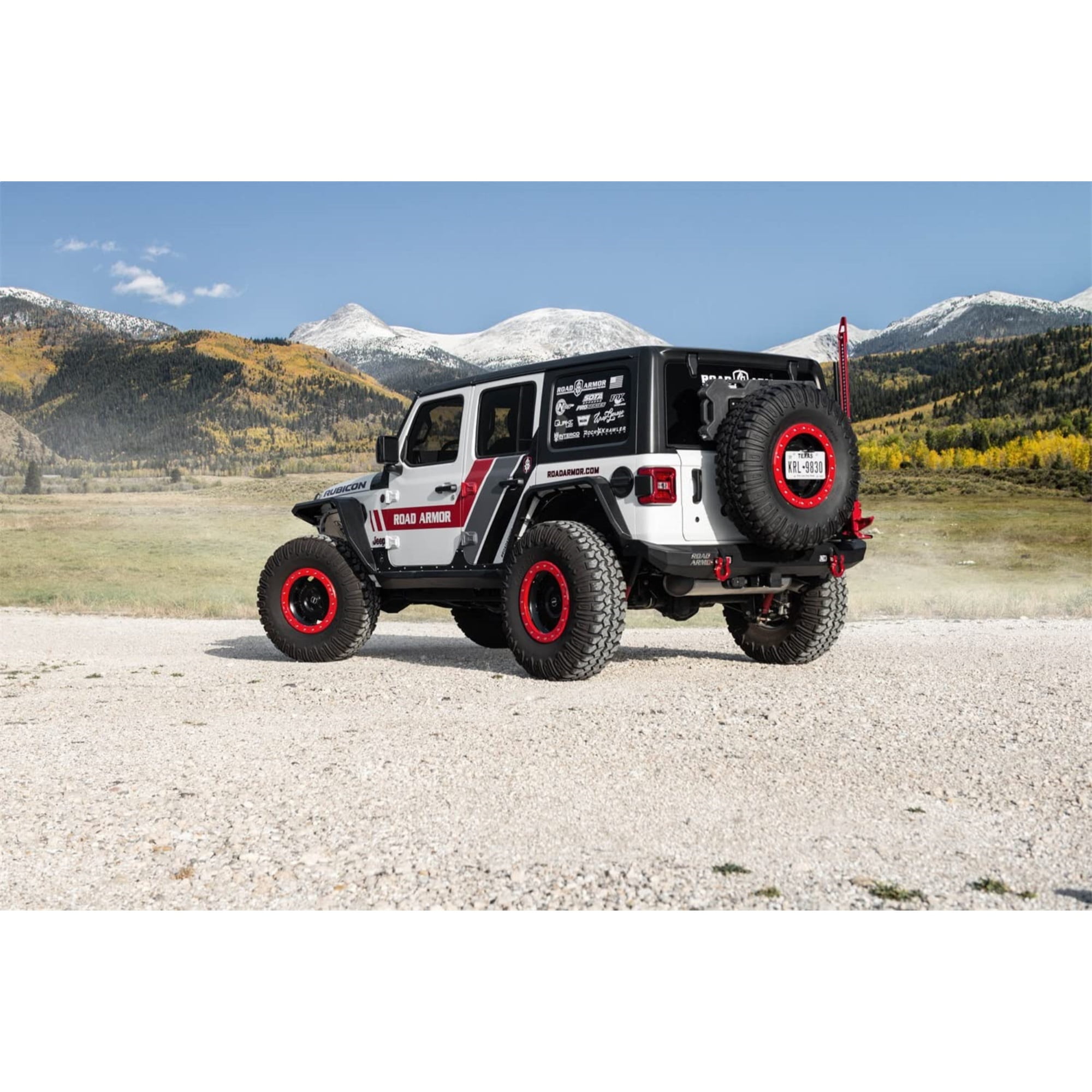 Road Armor 18-20 Jeep Wrangler JL Stealth Rear Fender Flare Body Armor - Tex Blk - 518AFR0B Fits select: 2021 JEEP WRANGLER UNLIMITED SPORT, 2018-2019 JEEP WRANGLER UNLIMITED SAHARA