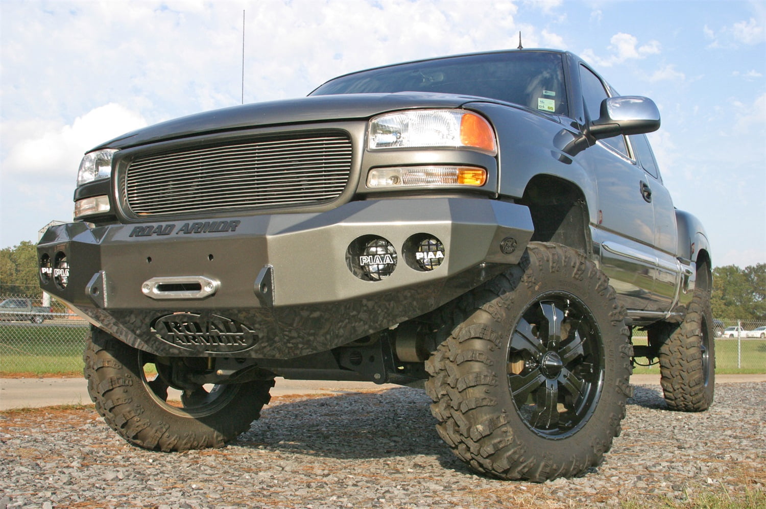 Road Armor 23710B RDA23710B 03-06 GMC HD STEALTH FRONT BUMPER/SATIN ...