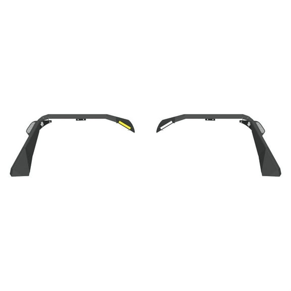 Road Armor 518AFFWB 18-C JEEP JT/JL STEALTH WIDE FRONT FENDER FLARE JL BODY ARMOR W SWITCHBACK LED DRL-TEXTURE BLACK Fits select: 2020-2022 CHEVROLET SILVERADO