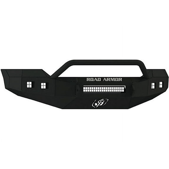 Road Armor SA4154B RDASA4154B 15-17 RAM 1500 REBEL FRONT SAHARA WINCH BUMPER PRE-RUNNER GUARD BLACK ROAD ARMOR